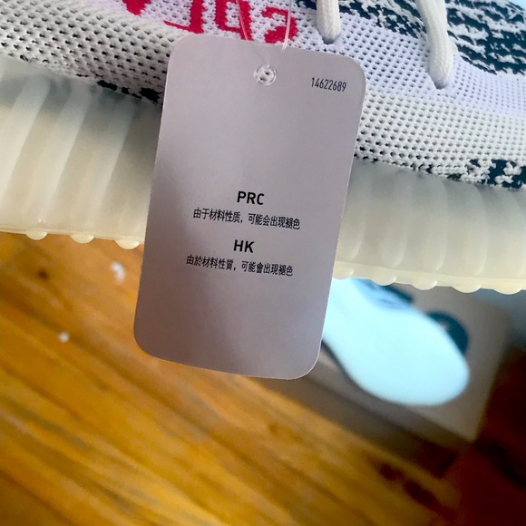 Adidas YEEZY Boost 350 Zebra Black Size 8 - Picture 4 of 14